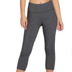 NWT Calia By Carrie Underwood Mid Rise Capri XS Gray